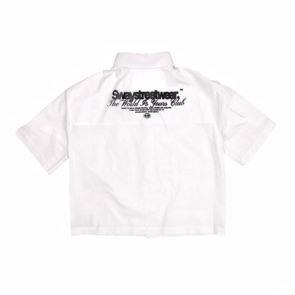 White Utility Shirt