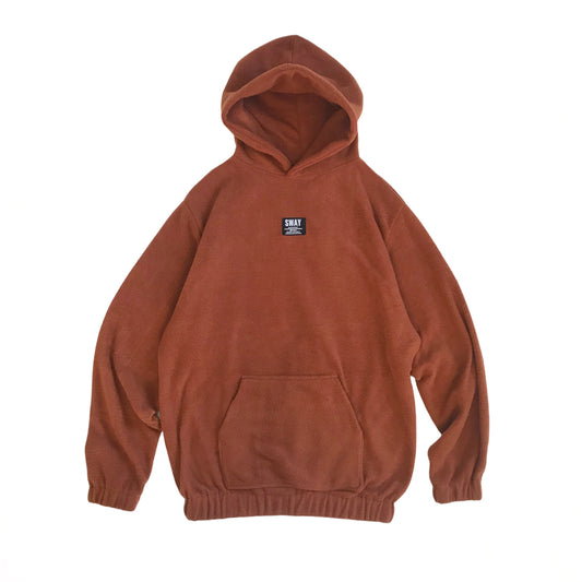 Fleece Hoodie - RUSTIC BROWN