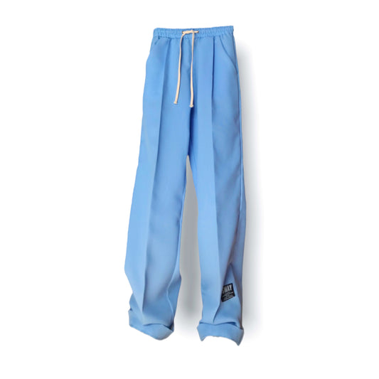 Pleated Trouser -BLUE