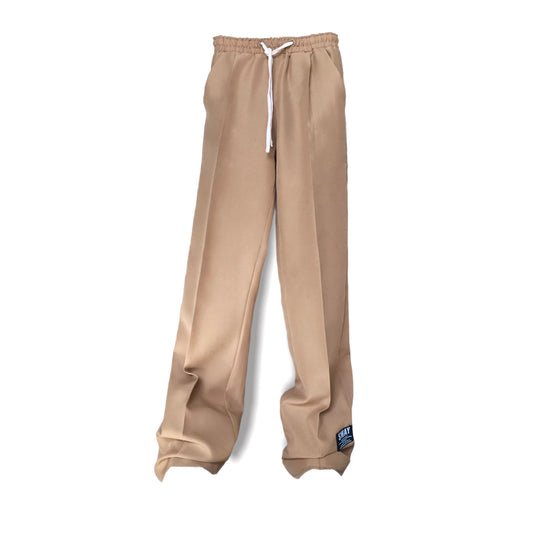 Pleated Trouser -BROWN