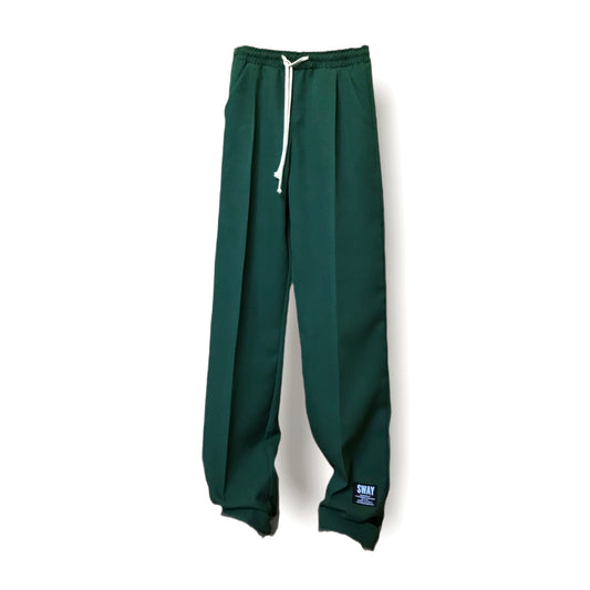 Pleated Trouser -GREEN