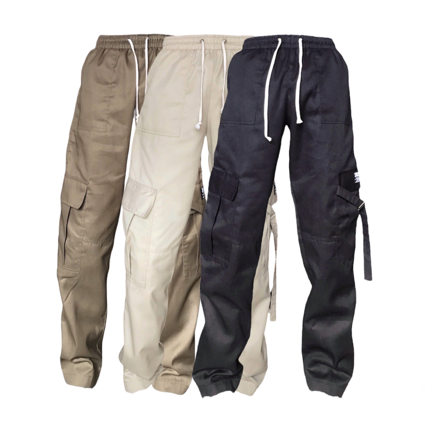 Cargo Pants -BLACK